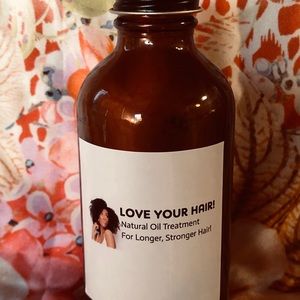 Love Your Hair natural oils for stronger hair